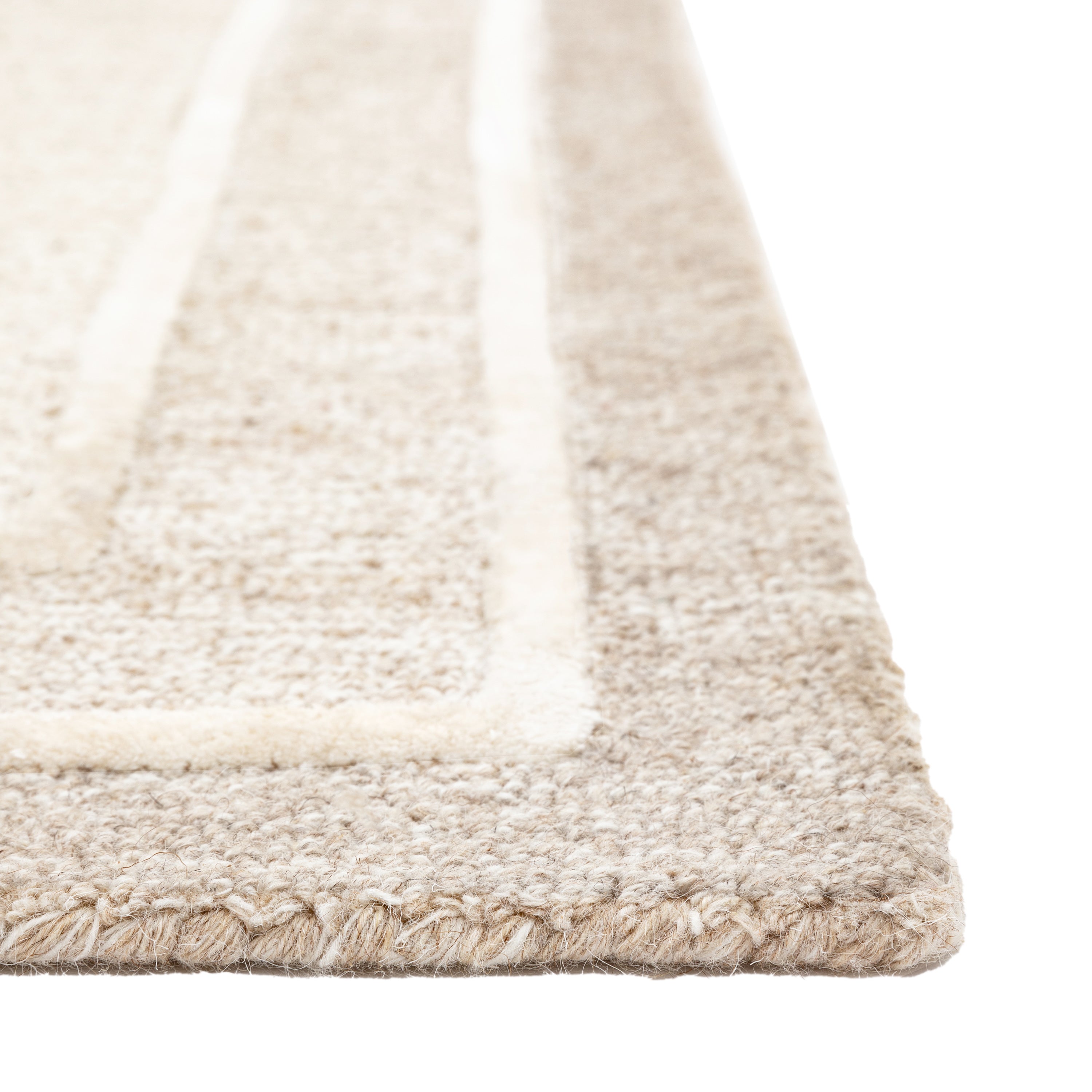 Colonna Cream Tonal Border Rug 120x180